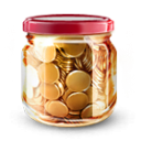 иконка moneyjar, копилка, деньги