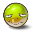 иконка sick, больной, простуда, болеть, смайл, смайлик