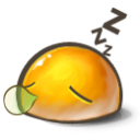 иконка смайлик, смайл, спит