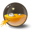 иконка disappearing, смайлик, смайл, лопнул