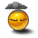 иконка смайл, смайлик, dark mood