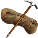 иконки rope, веревка, скалолазание