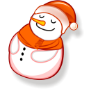 иконка снеговик, новый год, snowman