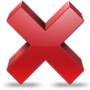 иконка delete, удалить, крестик