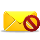 иконка письмо, почта, email not validated