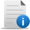 иконка информация о файле, информация, файл, file info