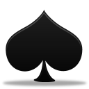 иконки пика, карты, spades
