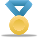 иконки медаль, золото, metal gold