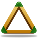 иконка бильярд, sport triangle