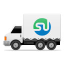 иконка stumbleupon, грузовик, машина