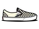 иконки обувь, vans, в клеточку