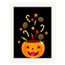 иконка тыква, конфеты, хэллоуин, candy, pumpkin