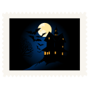 иконка ночь, хэллоуин, scary night