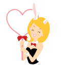иконка девушка, женщина, сердце, girl