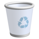 иконка пустая корзина, recycle bin