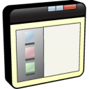 иконка левая панель, окно, window left panel