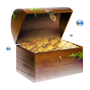 иконки сокровища, золото, сундук, treasure