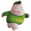иконка корпорация монстров, монстр, squishy running