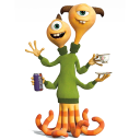 иконка корпорация монстров, монстр, terry