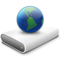 иконка сервер, drive, network, connected