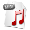 иконка midi, файл, формат, file