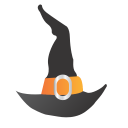 иконка шляпа, ведьма, хэллоуин, halloween, witch hat