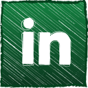 иконка linkedin, linked in