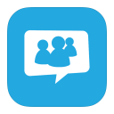 иконка live messenger, общение, чат