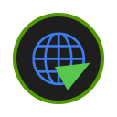 иконка интернет, internet download