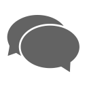 иконка чат, общение, диалог, messaging